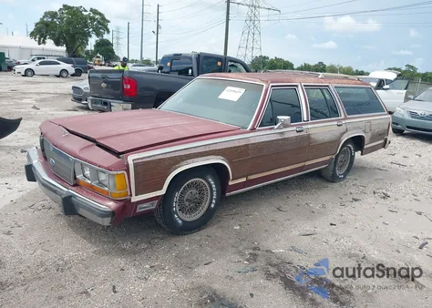 1988 Ford Crown Victoria Country Squire Lx из США, поврежденный, VIN 2FABP79F3JX156692